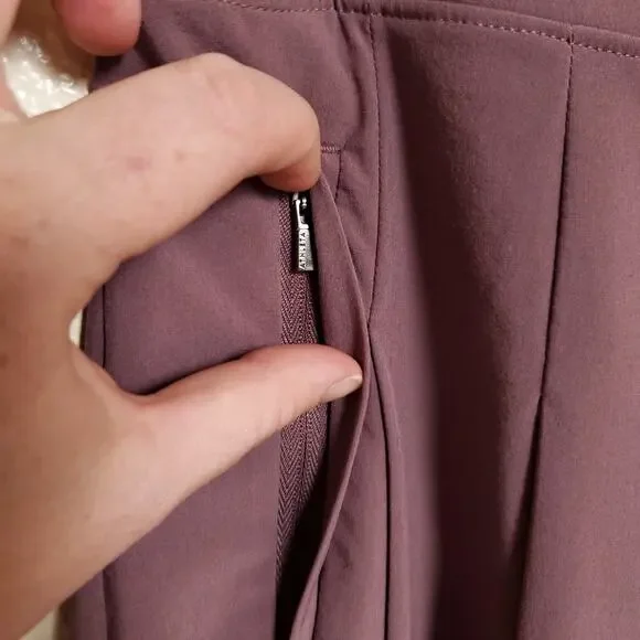 ATHLETA Brooklyn Heights Mauve Career Wear Office Professional Dress Pants 6 - Picture 5 of 10